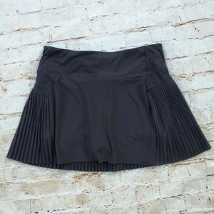 athleta black tennis skort